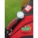 Guardian Angel Jelly Case Tag Holder attached to Golf Clubs